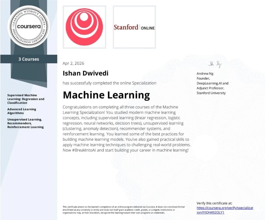 Machine Learning Specialization